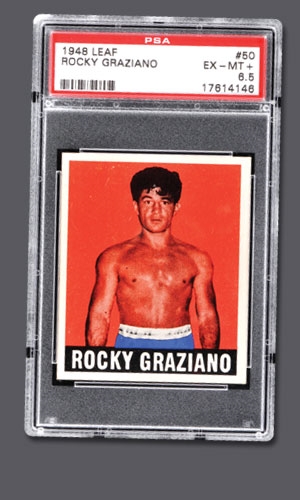1948 Leaf Rocky Graziano PSA 6.5